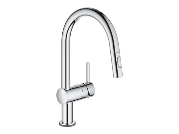 GROHE Minta Touch, Dra ut, Kromfarget, Sensor, Single/enkelt, Magnetventil, Type C