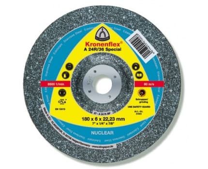 Klingspor Konveks stålslipeskive 125x6x22mm A24R/36 - 45027A