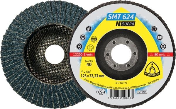 Klingspor 321695 Lamelskiver Diameter 125 mm N/A 10 stk