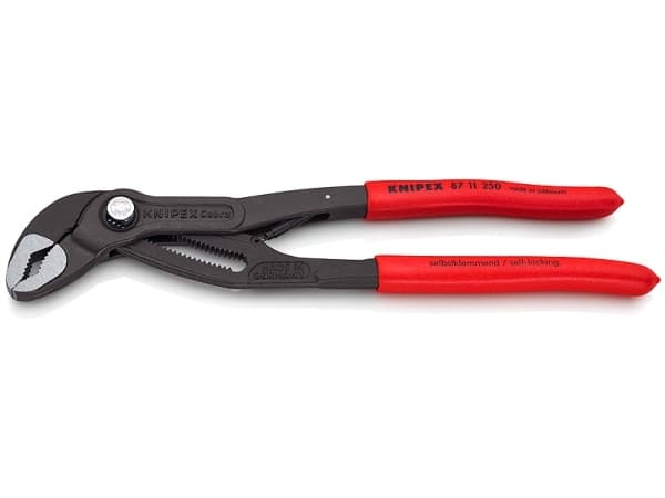 Knipex 87 11 250, Not-og-fjær-tang, 5 cm, 4,6 cm, Kromvanadiumstål, Plast, Rød