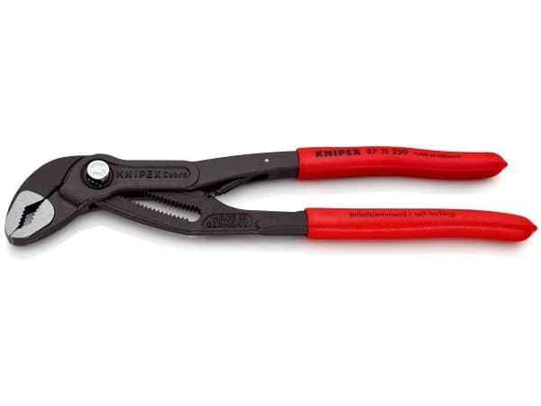 Knipex 87 11 250, Not-og-fjær-tang, 5 cm, 4,6 cm, Kromvanadiumstål, Plast, Rød