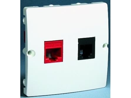 Contact-Simon BMF5T.02/11, vit, plast, IP20, 67 mm, 31 mm, 67 mm