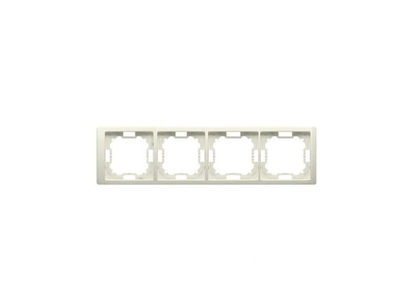 Kontakt-Simon Nelinkertainen kehys Neos beige - BMRC4/12