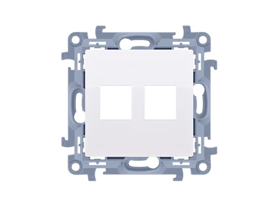 Contact-Simon CKP2.01/11, vit, plast, IP20, 77 mm, 35 mm, 77 mm