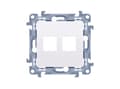 Miniatyrbild 1 av 2: Contact-Simon CKP2.01/11, vit, plast, IP20, 77 mm, 35 mm, 77 mm