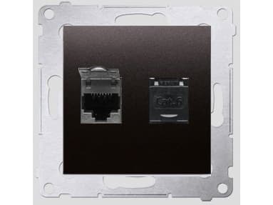 Kontakt-Simon D62.01/48, Anthracit, Plast, IP20, 75 mm, 37 mm, 75 mm, 75 mm