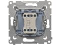Pikkukuva 4 / 5: Kontakt-Simon DD1L.01/43, Painikekytkin, Muovi, Hopea, IP20, IP44, 250 V, 10 A