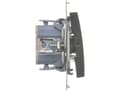 Pikkukuva 5 / 5: Kontakt-Simon DD1L.01/48, Trykknapkontakt, Plast, Anthracit, IP20, IP44, 250 V, 10 A