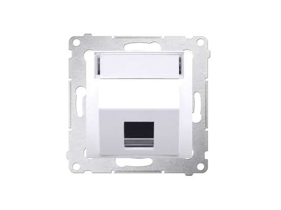 Contact-Simon DKP1S.01/11, vit, plast, IP20, 75 mm, 47 mm, 75 mm Vit