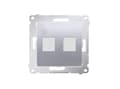 Miniatyrbild 1 av 2: Kontakt-Simon DKP2.01/43, Silver, Plast, IP20, 75 mm, 32 mm, 75 mm