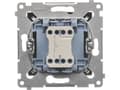 Pikkukuva 4 / 5: Kontakt-Simon DP1.01/48, Trykknapkontakt, Plast, Anthracit, IP20, IP44, 250 V, 10 A