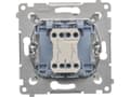 Miniatyrbild 4 av 5: Kontakt-Simon DP2.01/11, Tryckknappsbrytare, Plast, Vit, IP20, IP44, 250 V, 10 A