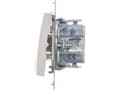 Miniatyrbild 5 av 5: Kontakt-Simon DP2.01/11, Tryckknappsbrytare, Plast, Vit, IP20, IP44, 250 V, 10 A