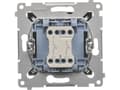 Pikkukuva 4 / 5: Kontakt-Simon DP2.01/48, Trykknapkontakt, Plast, Anthracit, IP20, IP44, 250 V, 10 A