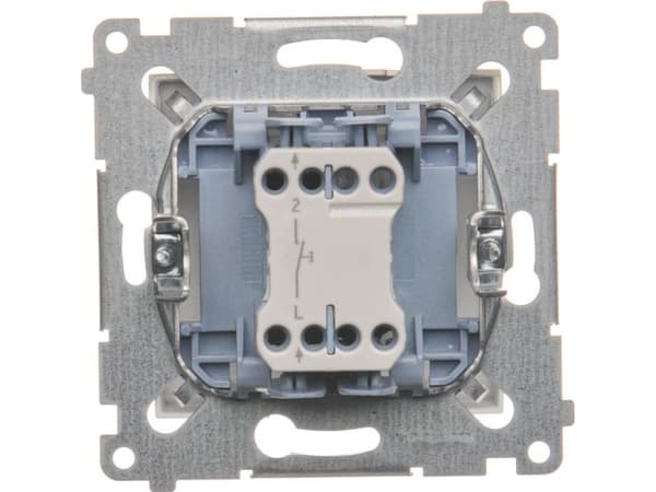 Kontakt-Simon DS1.01/44, Painikekytkin, Muovi, Kulta, IP20, IP44, 250 V, 10 A