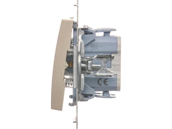Kontakt-Simon DS1.01/44, Painikekytkin, Muovi, Kulta, IP20, IP44, 250 V, 10 A