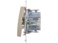 Pikkukuva 5 / 5: Kontakt-Simon DS1.01/44, Painikekytkin, Muovi, Kulta, IP20, IP44, 250 V, 10 A