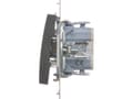 Miniatyrbild 5 av 5: Kontakt-Simon DS1.01/48, Tryckknappsbrytare, Plast, Antracit, IP20, IP44, 250 V, 10 A