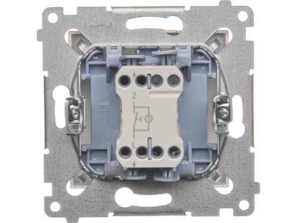 Kontakt-Simon DS1L.01/44, Tryckknappsbrytare, Plast, Guld, IP20, IP44, 250 V, 10 A