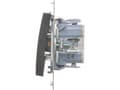 Miniatyrbild 5 av 5: Kontakt-Simon DS1L.01/48, Tryckknappsbrytare, Plast, Antracit, IP20, IP44, 250 V, 10 A