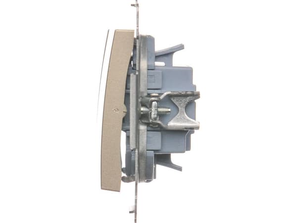Contact-Simon DW31.01/44, muovi, kultainen, IP20, 250 V, 10 A, 75 mm