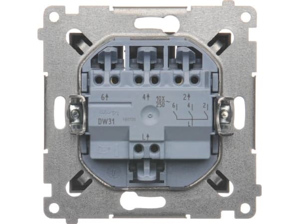 Kontakt-Simon DW31.01/48, Plast, Antracit, IP20, 250 V, 10 A, 75 mm