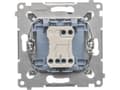 Pikkukuva 4 / 5: Kontakt-Simon DW5.01/43, Muovi, Hopea, IP20, IP44, 250 V, 10 A, 75 mm