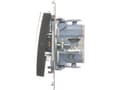 Miniatyrbild 5 av 5: Kontakt-Simon DW5.01/48, Plast, Anthracit, IP20, IP44, 250 V, 10 A, 75 mm