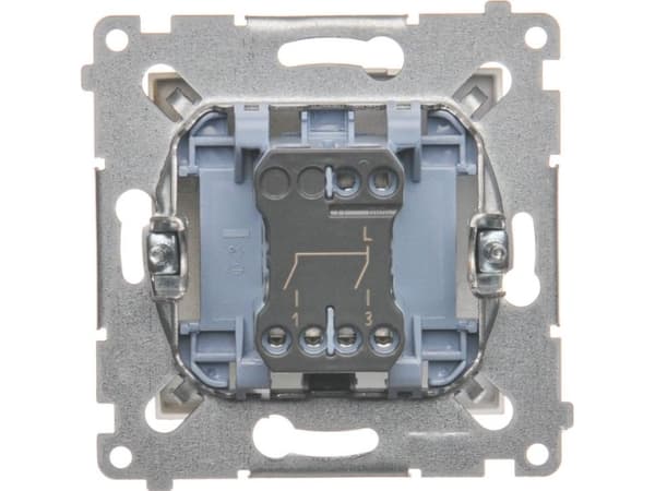 Kontakt-Simon DW5A.01/44, Plast, Guld, IP20, IP44, 250 V, 16 A, 75 mm
