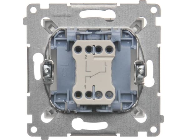 Contact-Simon DW6.01/44, muovi, kultainen, IP20, IP44, 250 V, 10 A, 75 mm