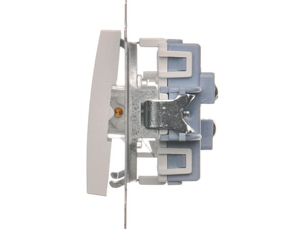 Kontakt-Simon DW6/2.01/11, Plast, Vit, IP20, IP44, 250 V, 10 A, 75 mm