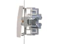 Miniatyrbild 5 av 5: Kontakt-Simon DW6/2.01/11, Plast, Vit, IP20, IP44, 250 V, 10 A, 75 mm