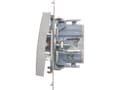Miniatyrbild 5 av 5: Kontakt-Simon DW6L.01/43, Plast, Sølv, IP20, IP44, 250 V, 10 A, 75 mm