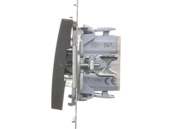 Kontakt-Simon DW7.01/48, Plast, Anthracit, IP20, IP44, 250 V, 10 A, 75 mm