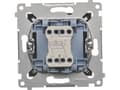 Miniatyrbild 4 av 5: Kontakt-Simon DW7L.01/48, Plast, Antracit, IP20, IP44, 250 V, 10 A, 75 mm