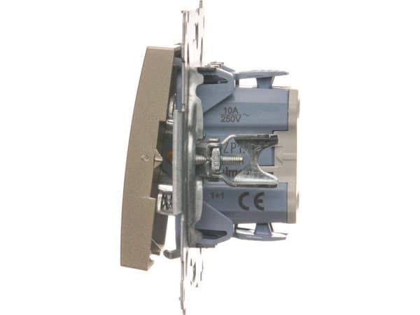 Kontakt-Simon DZP1.01/44, Painikekytkin, Muovi, Kulta, IP20, IP44, 250 V, 10 A