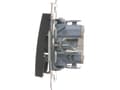 Miniatyrbild 5 av 5: Kontakt-Simon DZP1.01/48, Tryckknappsbrytare, Plast, Antracit, IP20, IP44, 250 V, 10 A