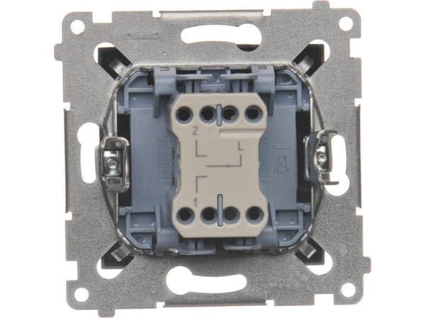 Kontakt-Simon DZW1K.01/48, Plast, Antracit, IP20, 250 V, 10 A, 75 mm