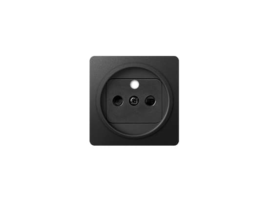 Simon 82 Lock för enkeluttag IP20 grafit 82068-38