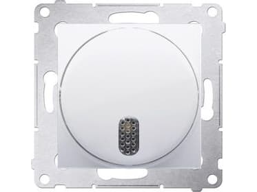 Kontakt-Simon Elektronisk ringeklokke 230V IP20 hvit (DDS1.01/11)