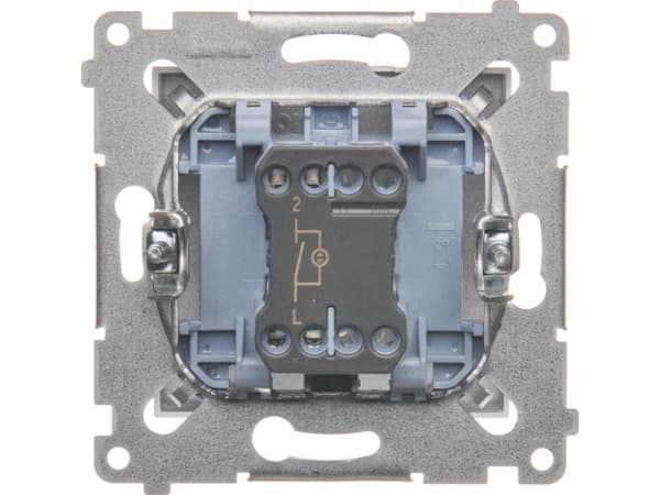 Kontakt-Simon DW1AL.01/43, Muovi, Hopea, IP20, IP44, 250 V, 16 A, 75 mm