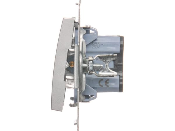 Kontakt-Simon DW1AL.01/43, Muovi, Hopea, IP20, IP44, 250 V, 16 A, 75 mm