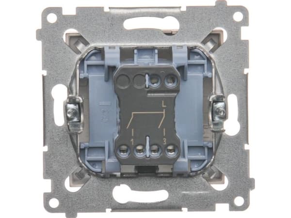 Kontakt-Simon DW5A.01/46, Plast, brons, IP20, IP44, 250 V, 16 A, 75 mm