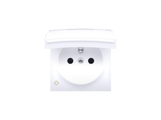 Kontakt-Simon DGZ1BUZP/AB11, Vit, Plast, IP44, 22 g, 35 mm, 160 mm Vit