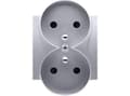 Miniatyrbild 2 av 2: Kontakt-Simon DGZ2MZNP/43, Silver, Plast, IP20, 22 g, 35 mm, 160 mm