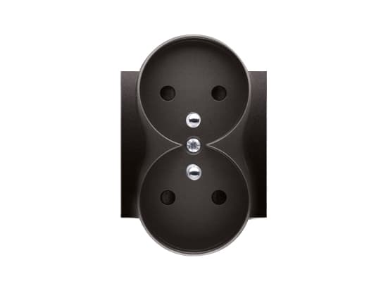 Kontakt-Simon DGZ2MZNP/48, Anthracit, Plast, IP20, 22 g, 35 mm, 160 mm Antrasiitti