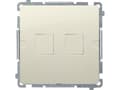 Miniatyrbild 2 av 2: Contact-Simon BMPT/12, Beige, Plast, IP20, 75 mm, 32 mm, 75 mm