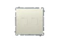 Miniatyrbild 1 av 2: Contact-Simon BMPT/12, Beige, Plast, IP20, 75 mm, 32 mm, 75 mm