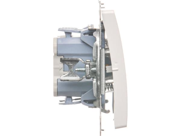 Kontakt-Simon BMP2.01/11, Tryckknappsbrytare, Plast, Vit, IP20, IP44, 250 V, 10 A