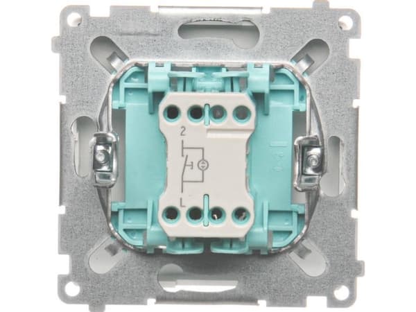 Kontakt-Simon BMP1L.01/11, Trykkbryter, Plast, Hvit, IP20, IP44, 250 V, 10 A
